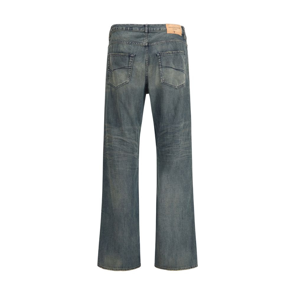 Balenciaga Dirty Wash Regular Denim Jeans