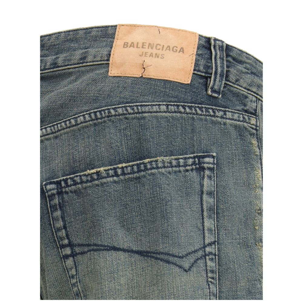 Balenciaga Dirty Wash Regular Denim Jeans