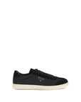 Prada Black Leather Low Top Sneakers
