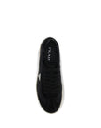 Prada Black Leather Low Top Sneakers