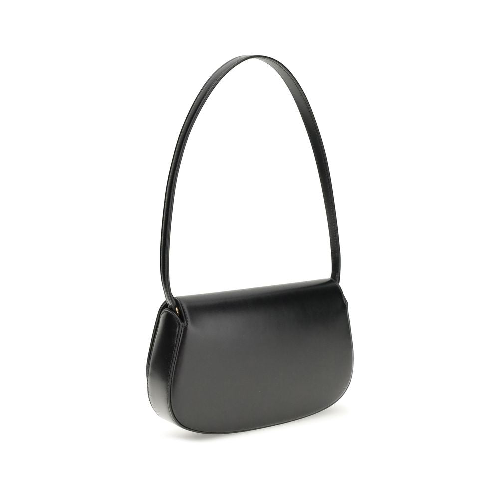 YSL Leather Voltaire Mini Hobo Shoulder Bag
