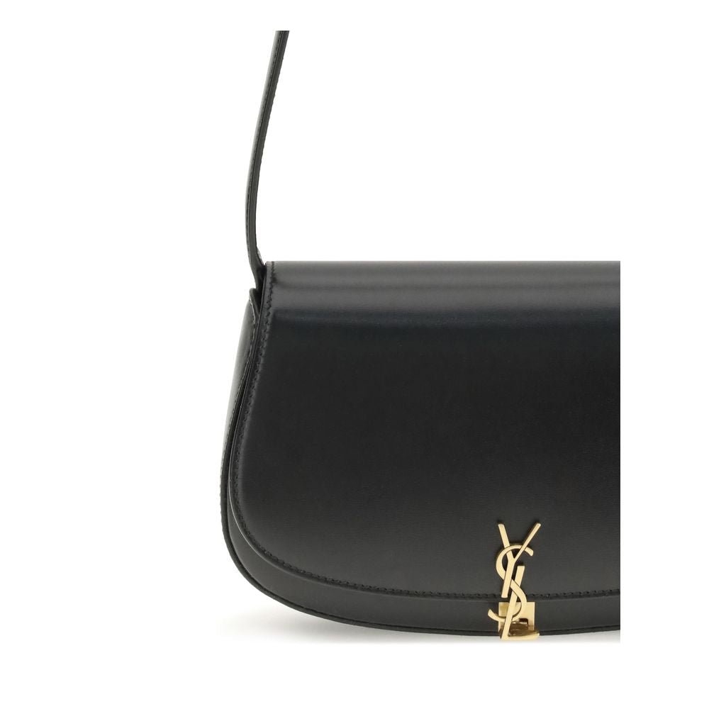 YSL Leather Voltaire Mini Hobo Shoulder Bag