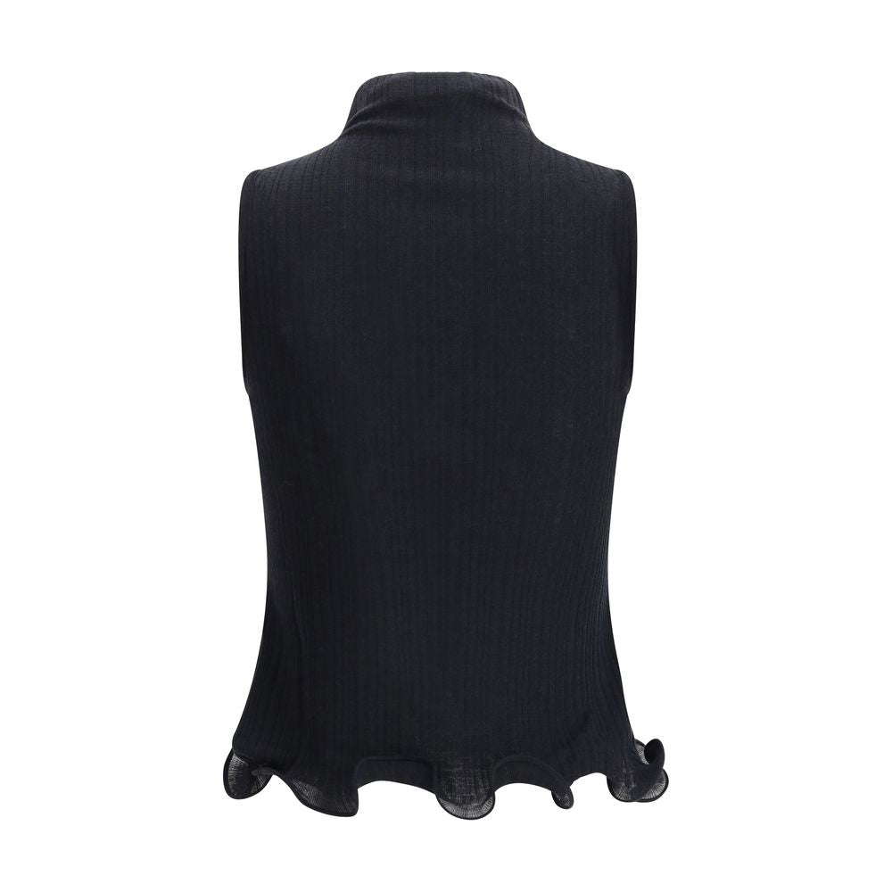 Fendi Sleeveless Wool Knit Top