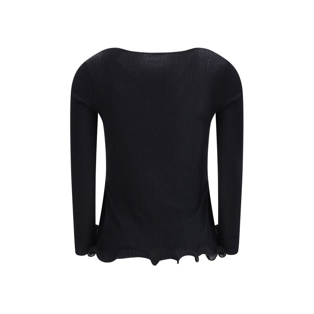 Fendi Wool Long Sleeve Top