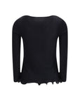 Fendi Wool Long Sleeve Top