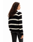 Desigual Stripes Wool-Blend Sweater