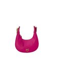 Pinko Logo Crescent Boho Leather Handbag - Multiple Colors