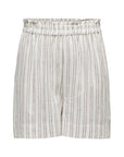 Only Striped Linen Shorts