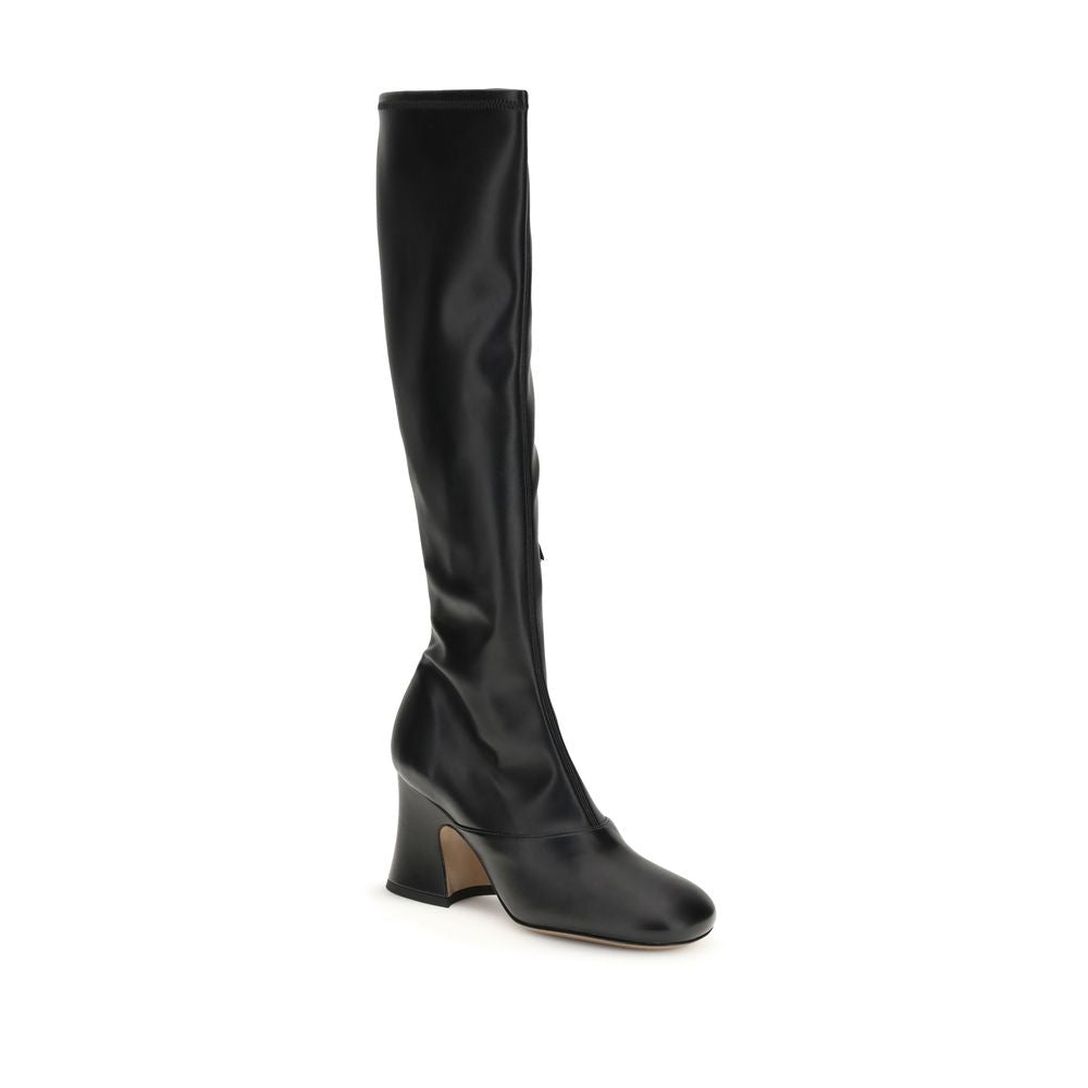 Chloé Janis Leather Heeled Boots