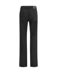 Saint Laurent Black Nico Straight Leg Denim Jeans
