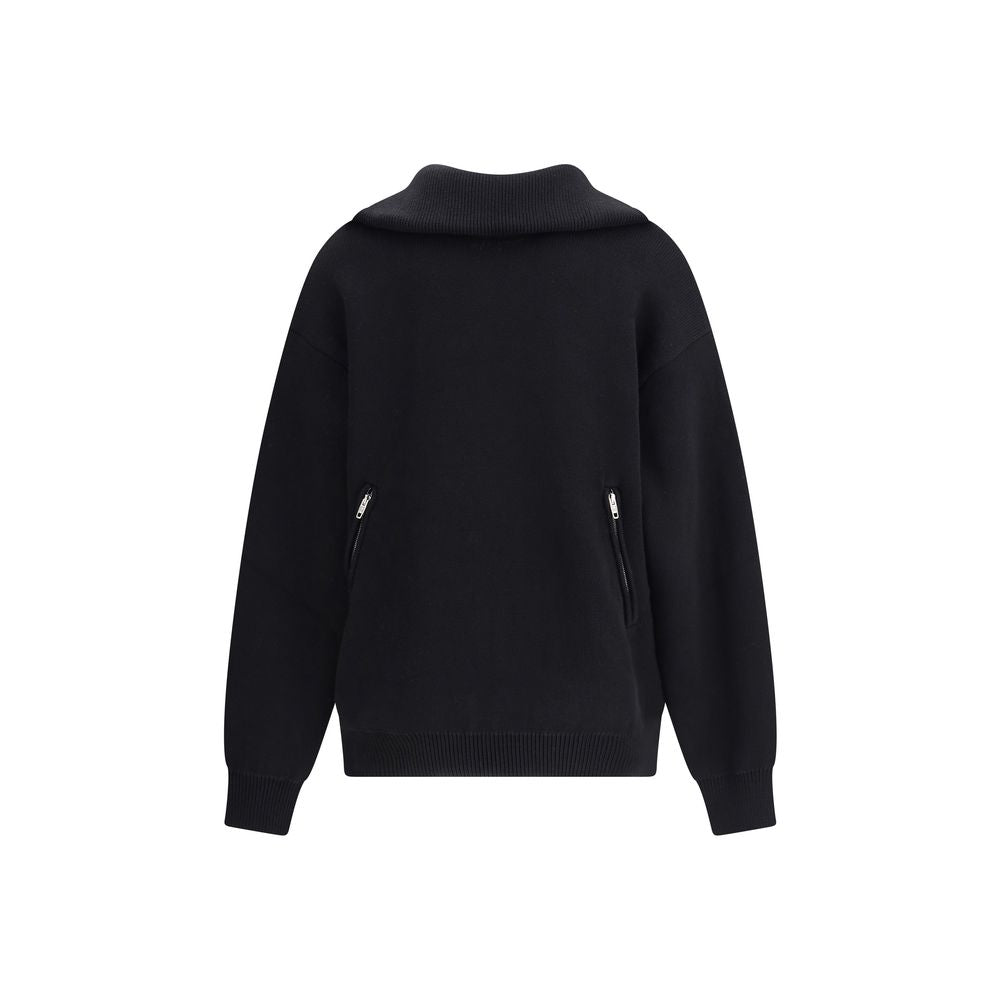 Balenciaga Back To Front Black Sweatshirt