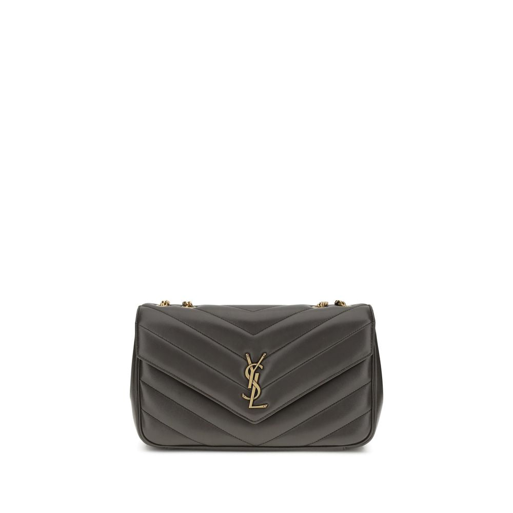 YSL Lou Lou Leather Chevron Quilted Shoulder Bag