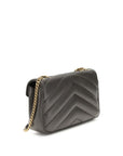 YSL Lou Lou Leather Chevron Quilted Shoulder Bag