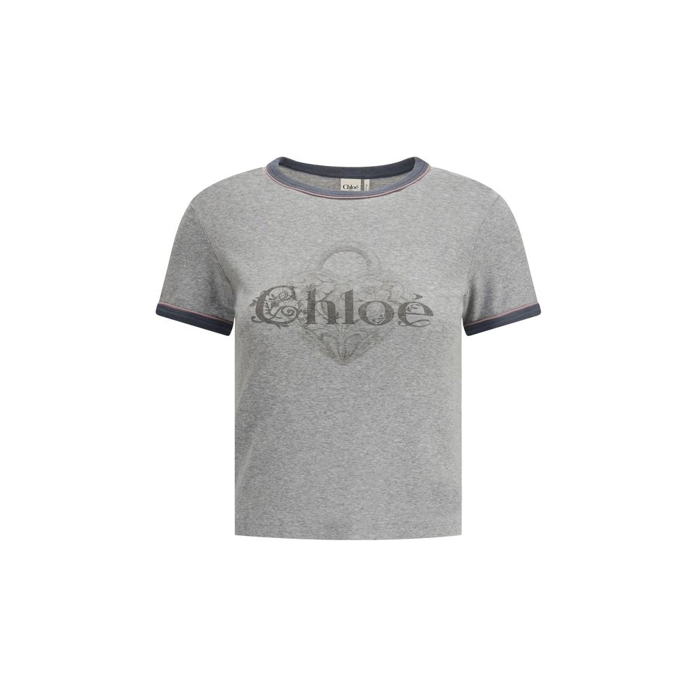 Chloé Logo Cotton T-shirt