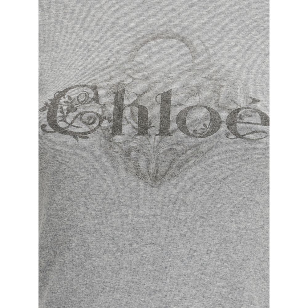 Chloé Logo Cotton T-shirt