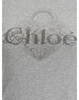 Chloé Logo Cotton T-shirt