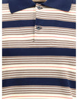 Prada Striped cotton Polo Top