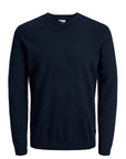 Jack & Jones Minimalist 100% Cotton Sweater - blue