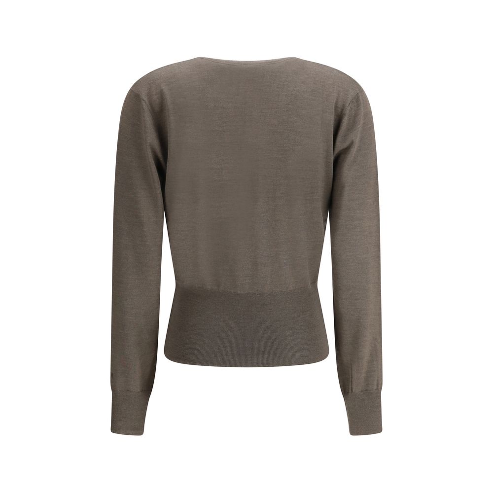 Fendi Cashmere-Silk V-Neck Sweater