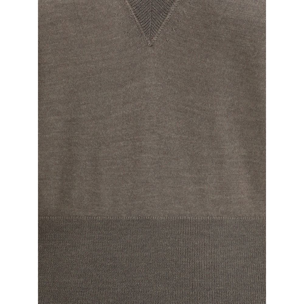 Fendi Cashmere-Silk V-Neck Sweater