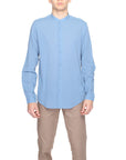 Antony Morato Minimalist Pure Cotton Band Collar Shirt - 2 Shades