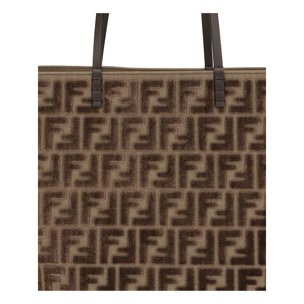 Fendi FF Monogram Canvas Tote Bag