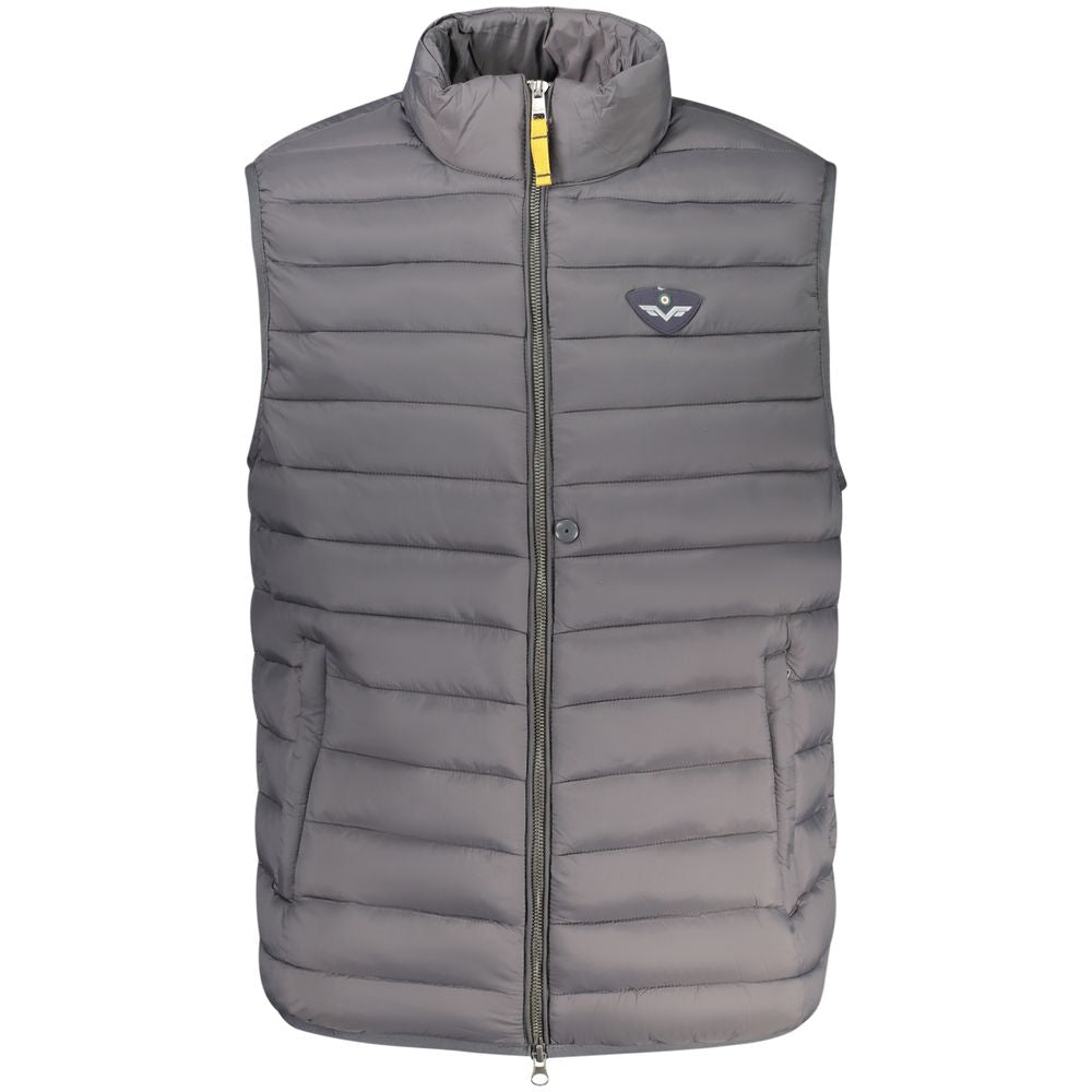 Armata Di Mare Gilet Sleeveless Puffer Jacket - Light Gray/Grey - Made In Italy
