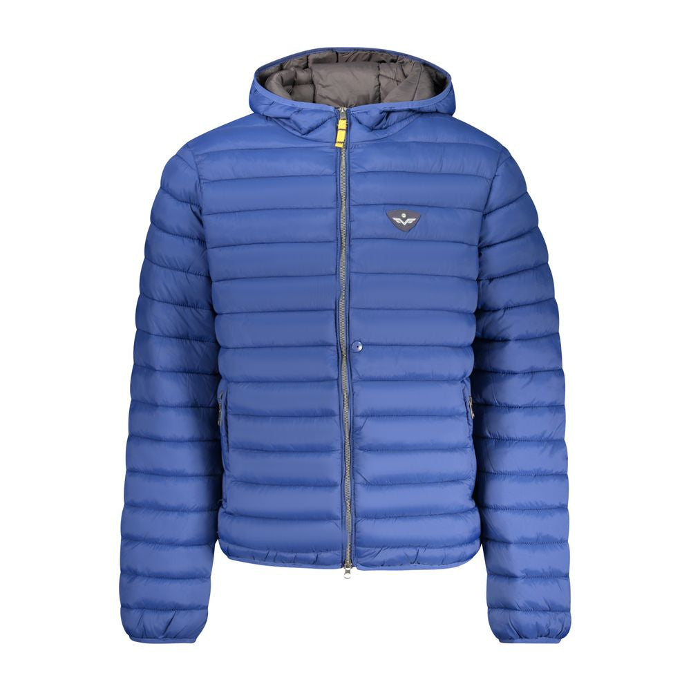 Armata Di Mare Hooded Puffer Jacket - Blue - Made In Italy