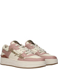 Jimmy Choo Florent Pink Leather Low Top Sneakers
