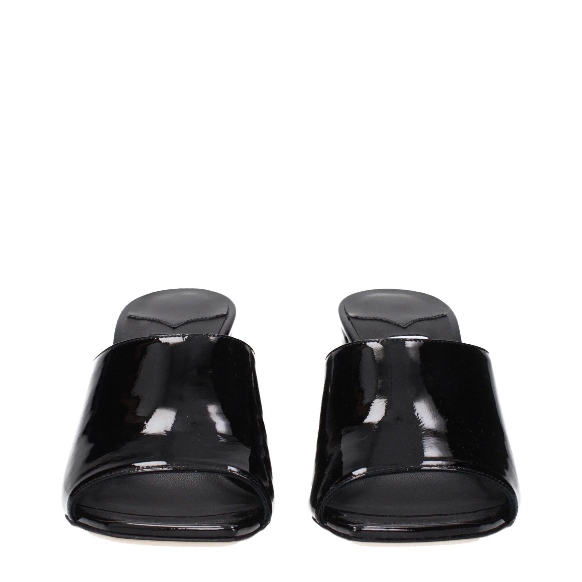 Jimmy Choo Black Leather Skyla Mules