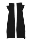 Dolce & Gabbana Wool Elbow Length Fingerless Gloves - Black