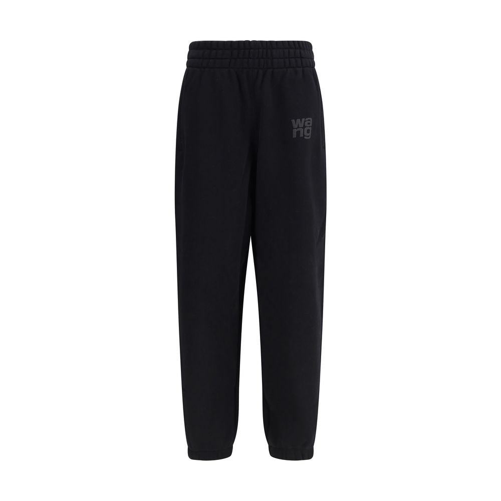 Alexander Wang Black Cotton Jogger-Sweatpants