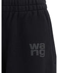 Alexander Wang Black Cotton Jogger-Sweatpants