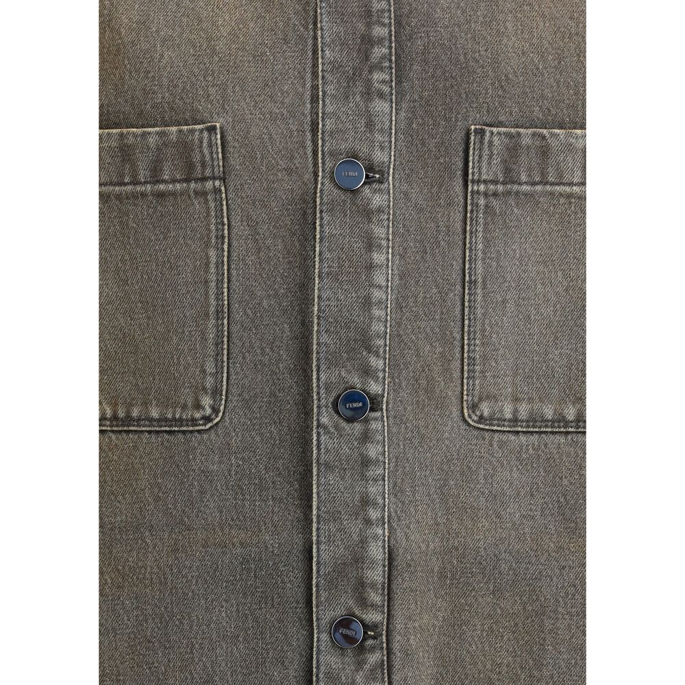 Fendi Vintage Wash Denim Shirt