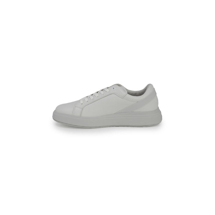 Calvin Klein Logo Genuine Leather Sneakers