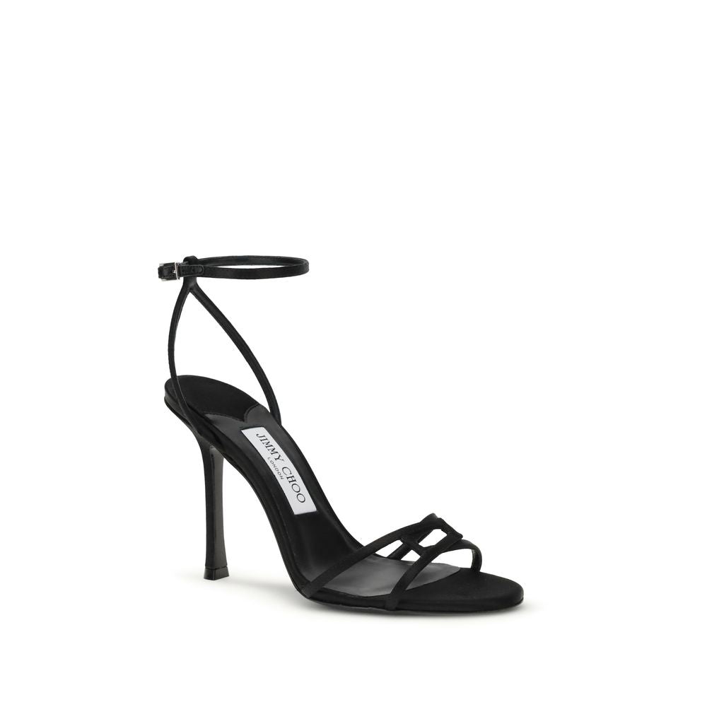 Jimmy Choo Leo 100 Leather Heeled Sandals