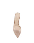 Gianvito Rossi Elle Heel Mule Sandals - Beige