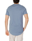 Only & Sons Logo 100% Cotton T-Shirt - light blue