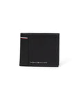 Tommy Hilfiger Logo Genuine Leather Black Wallet