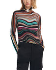 Desigual Marble Knit Top & Sweater