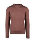 Ballantyne Minimalist Cashmere-Cotton Sweater - Milk Chocolate 