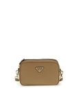 Prada Warm Beige Leather Shoulder Bag