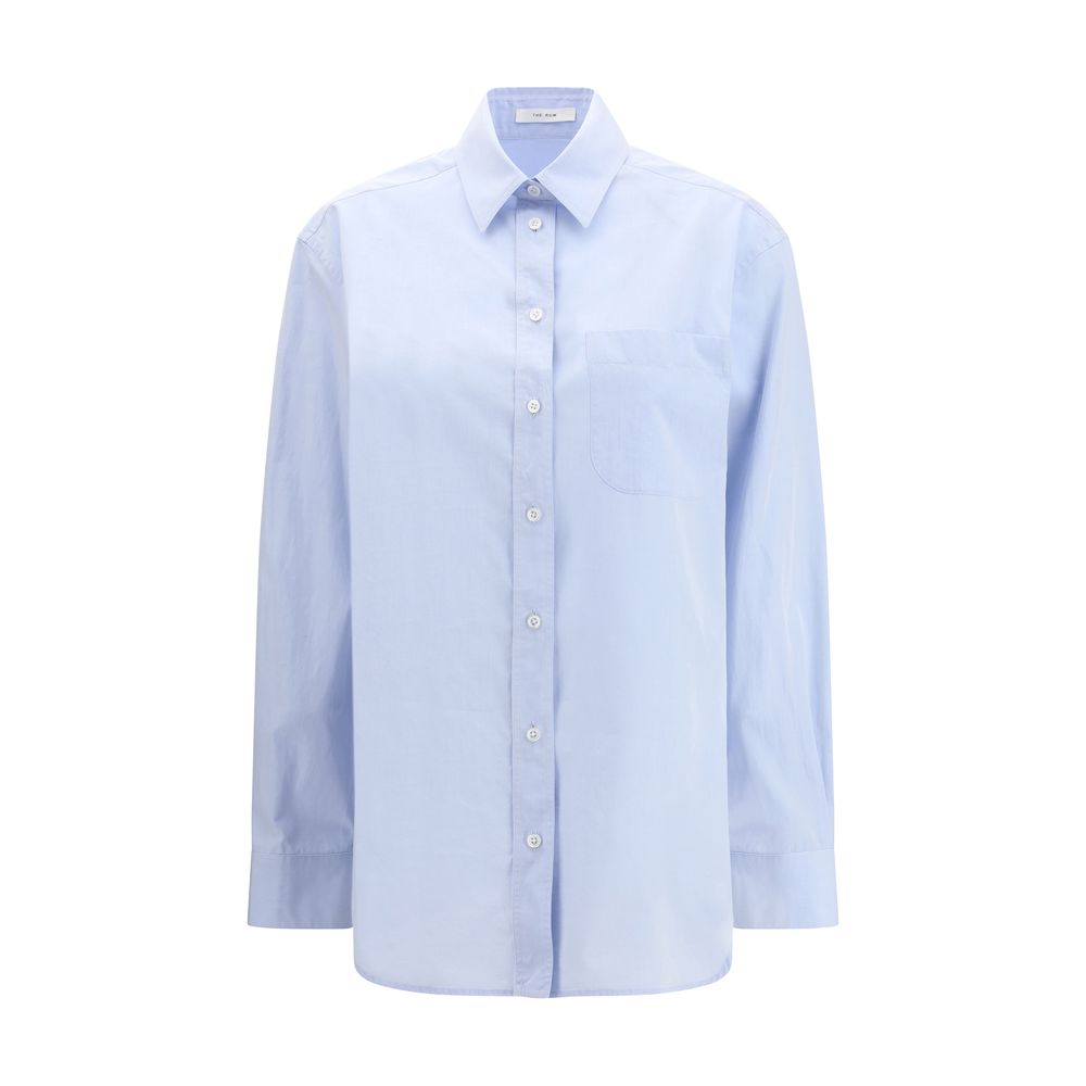 The Row Metis Longline Shirt - Blue