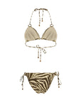 Zimmermann Wanderlust Zebra Two-Piece Bikini