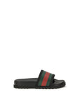Gucci Stripe Rubber Flat Slides