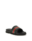 Gucci Stripe Rubber Flat Slides