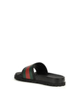 Gucci Stripe Rubber Flat Slides