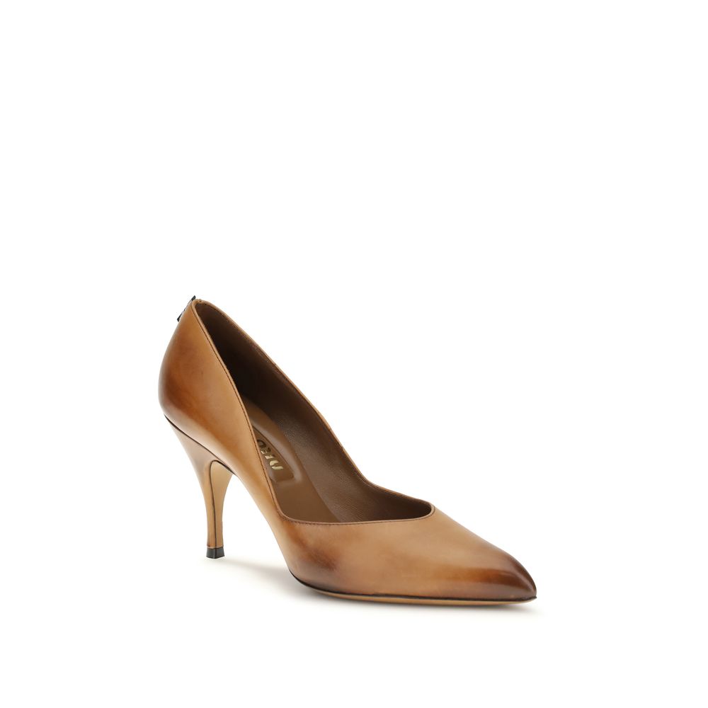 Miu Miu Leather High Heel Pumps