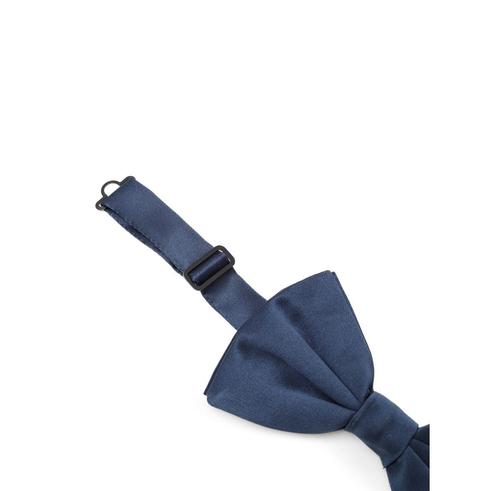 Dolce & Gabbana Papillon Silk Bow Tie - Blue
