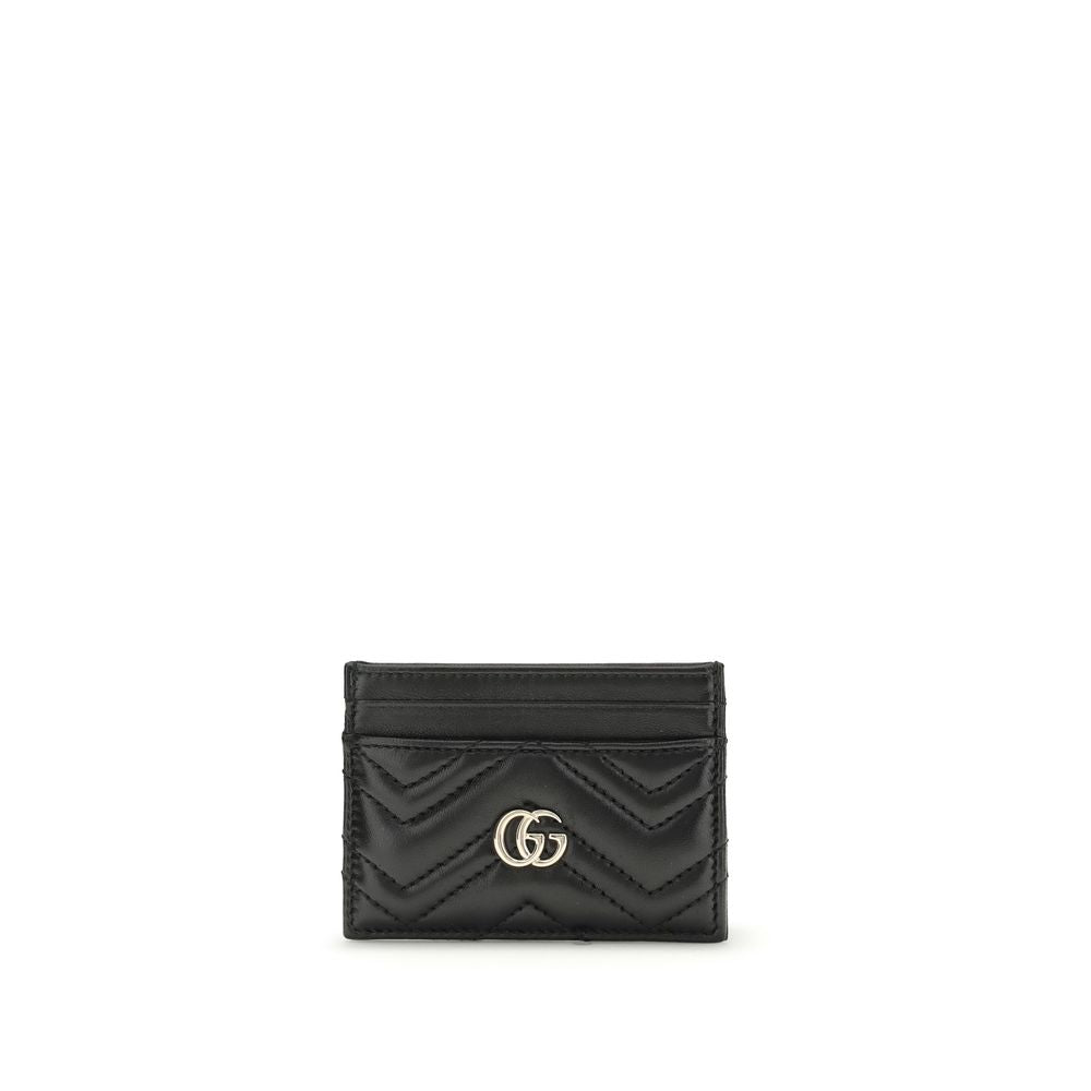 Gucci GG Marmont Black Leather Card Holder